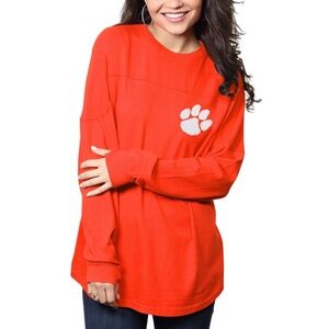 NWT Clemson Tigers Big Shirt Oversized Long Sleeve Jersey T-Shirt Size XL